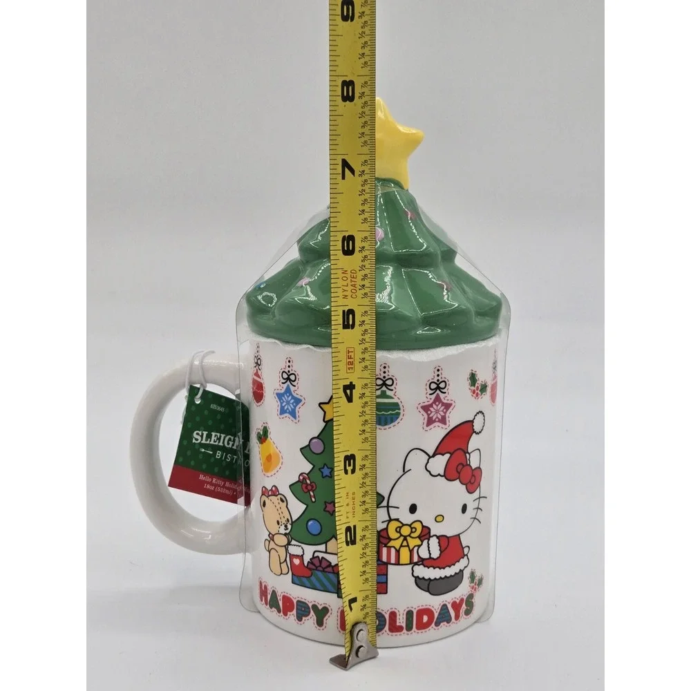 Hello Kitty Happy Holidays Christmas Tree Top Coffee Mug‎ 18oz Hobby Lobby Cup